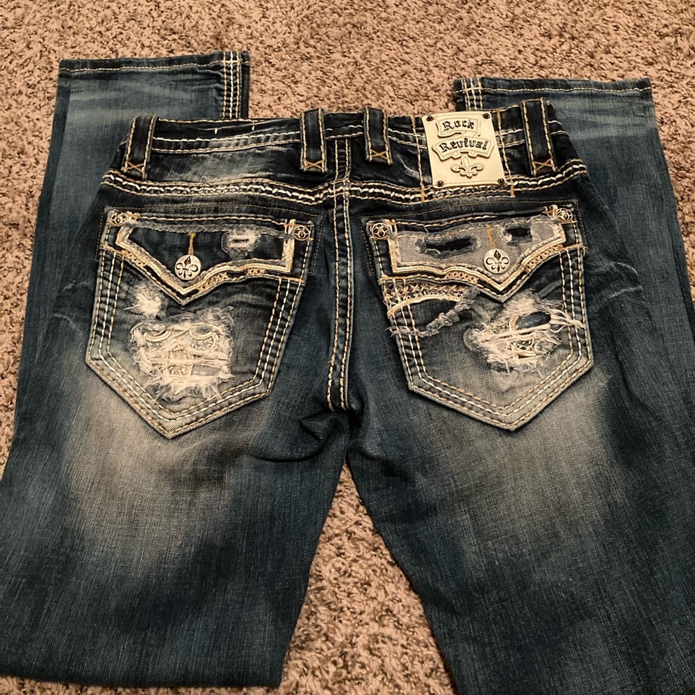 Men’s Phoenix Slim Boot Rock Revival Jeans 29